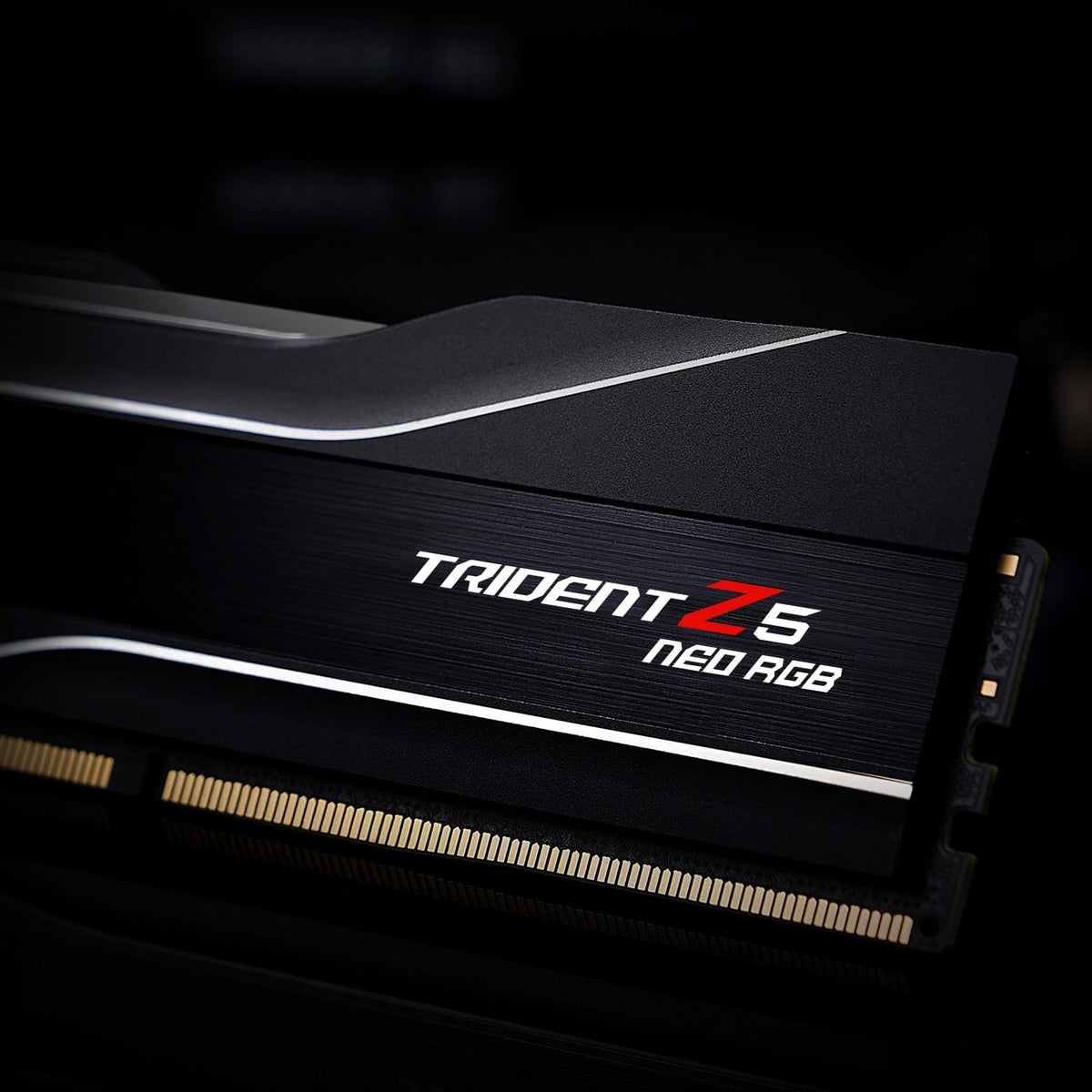 Trident Z5 Neo RGB Series DDR5 RAM (AMD EXPO) 32GB (2X16Gb) up to 6400Mt/S* CL32-39-39-102 1.40V Desktop Computer Memory U-DIMM - Matte Black (F5-6400J3239G16GX2-TZ5NR)