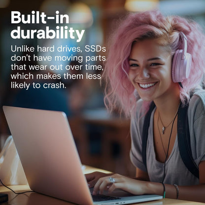 BX500 SATA SSD 2TB, 2.5 Inch Internal Hard Drive, up to 540 Mb/S, 2TB SSD Compatible with Laptop and Desktop (PC), 3D NAND, Dynamic Write Acceleration - CT2000BX500SSD101
