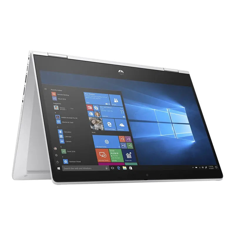 Refurbished HP Probook X360 435 G7 Laptop Computer - 13.3", AMD Ryzen 5, 8GB RAM, 256GB SSD, Silver, Excellent Condition