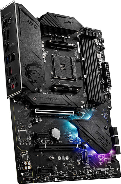MSI MPG B550 Gaming plus Gaming Motherboard (AMD Ryzen 5000, AM4, DDR4, Pcie 4.0, SATA 6Gb/S, M.2, USB 3.2 Gen 2, HDMI/DP, ATX)