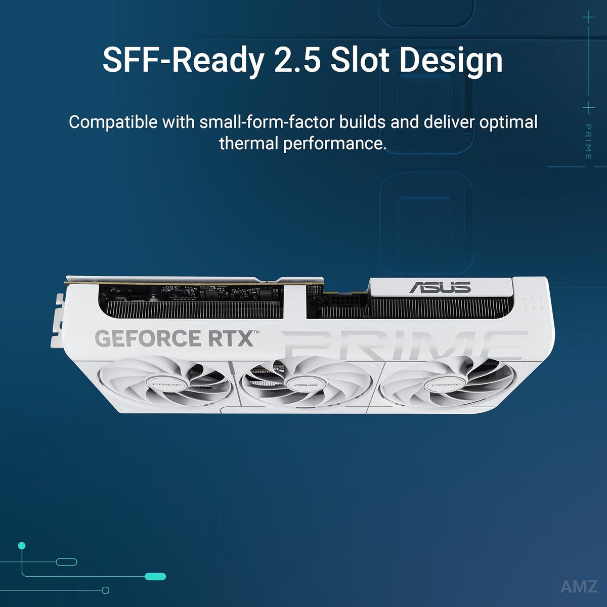 ASUS Prime Geforce RTX 5070 12GB GDDR7 White OC Edition Gaming Graphics Card