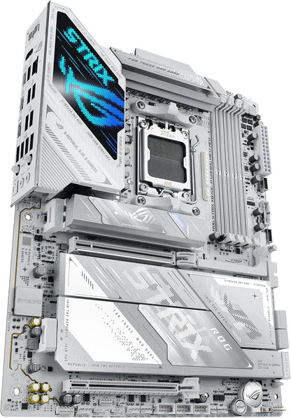 ASUS ROG Strix X870E-A Gaming WIFI7 NEO AM5 ATX Motherboard, DDR5, DIMM Fit, Wifi 7, 5Gb LAN, Pcie 5.0, 4X M.2, 2X USB4, EZ PC DIY, AIO Q-Connector
