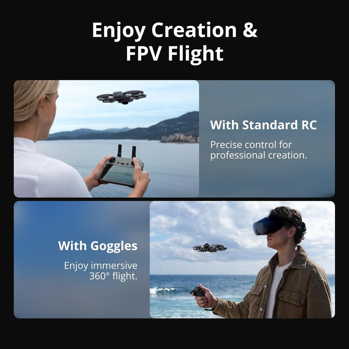 DJI Avata 360 Motion Fly More Combo, 8K 360° Camera Drone