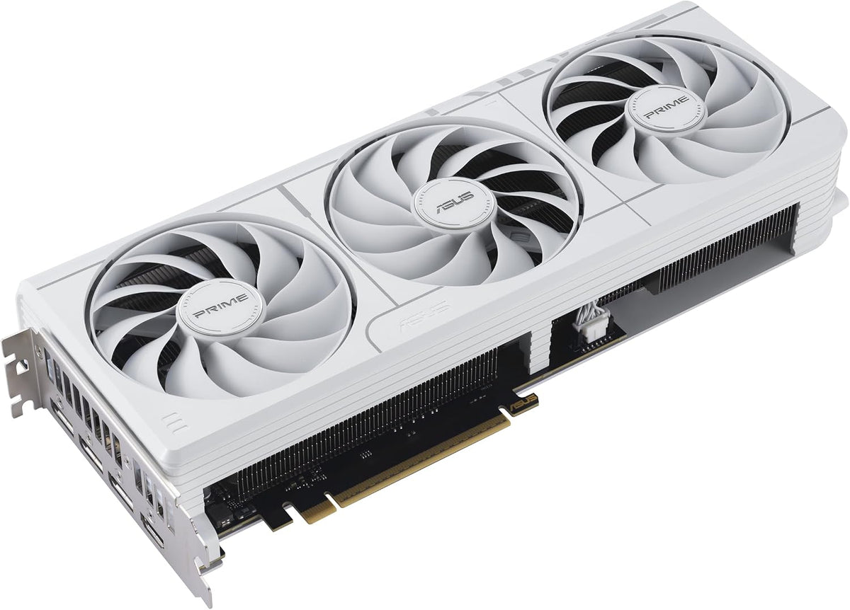 ASUS Prime Geforce RTX 5070 12GB GDDR7 White OC Edition Gaming Graphics Card