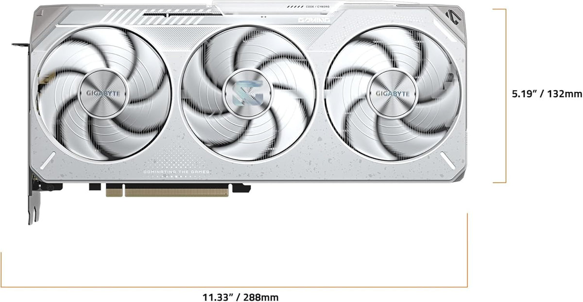 GIGABYTE Radeon™ RX 9070 XT Gaming OC ICE 16G Graphics Card (16GB GDDR6, 256-Bit, Pcie 5.0, HDMI/DP 2.1, 2.7 Slot, Hawk Fan, Server-Grade Thermal Gel, Reinforced Structure)