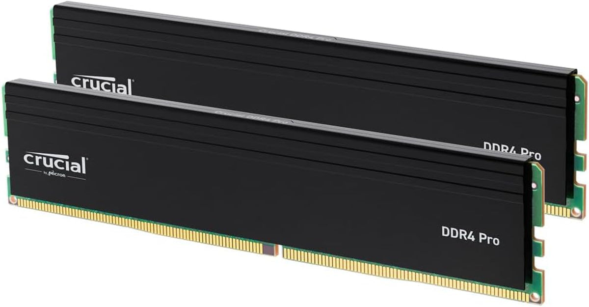 Pro 32GB DDR4 RAM Kit (2X16Gb), High-Performance 3200Mhz (Or 3000Mhz or 2666Mhz) Desktop Memory UDIMM 288-Pin, Compatible with Intel and AMD Ryzen - CP2K16G4DFRA32A