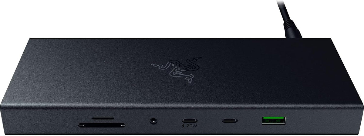 Razer USB 4 Dock, 14 Ports, Windows & Mac Compatible, Black