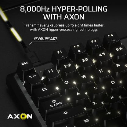 Corsair K70 PRO TKL RGB Magnetic-Mechanical Wired Gaming Keyboard – Black
