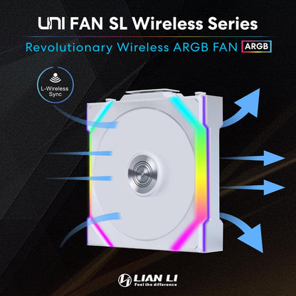 UNI Fan SL Wireless-120-Controller Included-White-12Sl1W3W