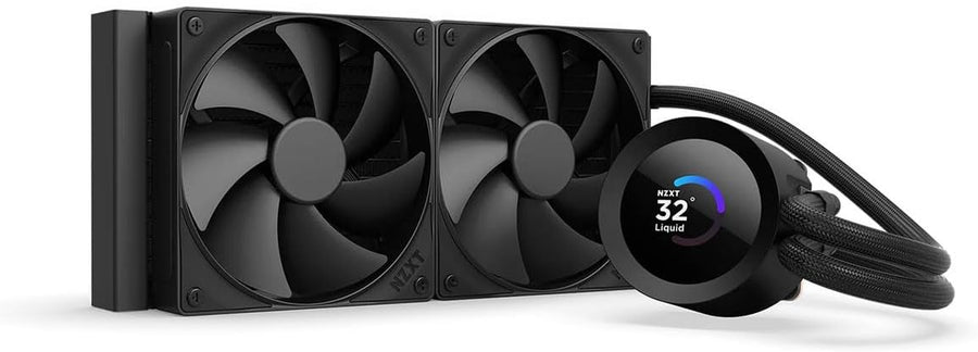 Kraken plus 240-240Mm AIO CPU Cooler, LCD - Black