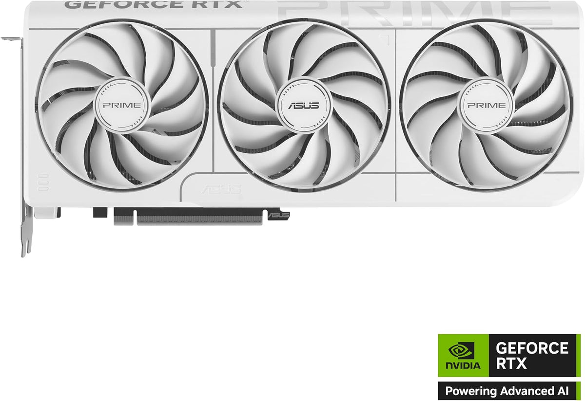 ASUS Prime Geforce RTX 5070 12GB GDDR7 White OC Edition Gaming Graphics Card