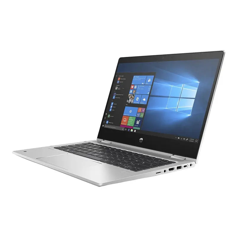 Refurbished HP Probook X360 435 G7 Laptop Computer - 13.3", AMD Ryzen 5, 8GB RAM, 256GB SSD, Silver, Excellent Condition
