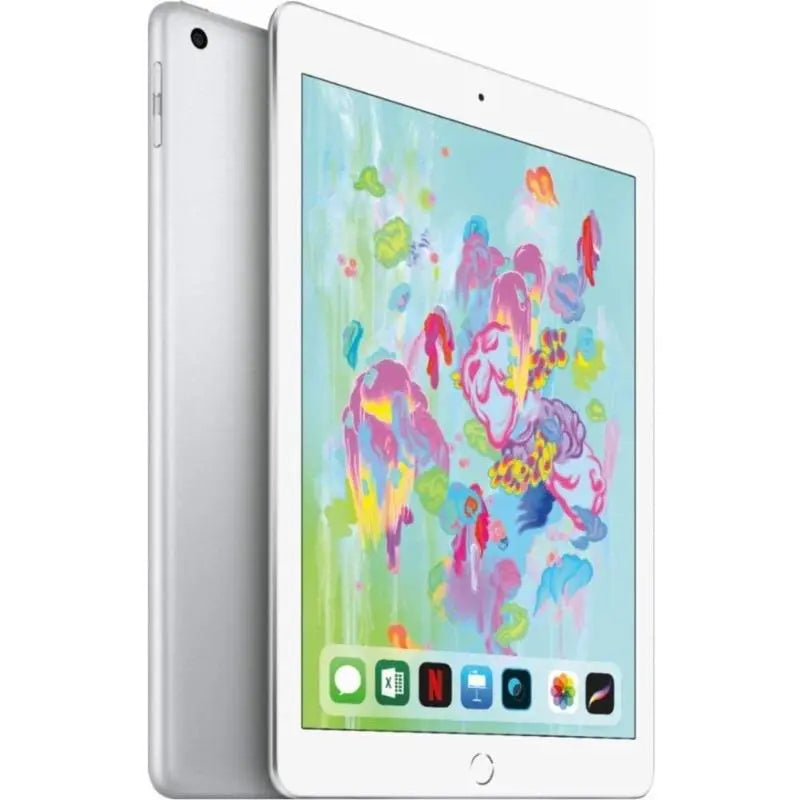 Refurbished Apple Ipad 6Th Gen (Wifi + Cellular Unlocked) - Excellent Condition with Tempered Glass Screen Protector & 1 Year Warranty