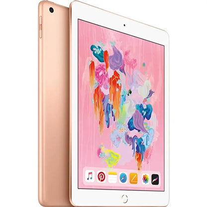 Refurbished Apple Ipad 6Th Gen (Wifi + Cellular Unlocked) - Excellent Condition with Tempered Glass Screen Protector & 1 Year Warranty
