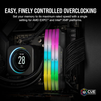CORSAIR Vengeance RGB DDR5 32GB (2 X 16GB) up to 6000Mhz AMD Intel RAM