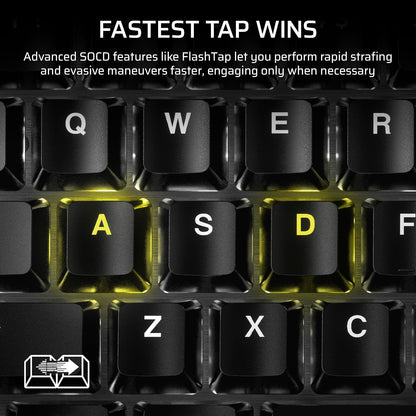 Corsair K70 PRO TKL RGB Magnetic-Mechanical Wired Gaming Keyboard – Black