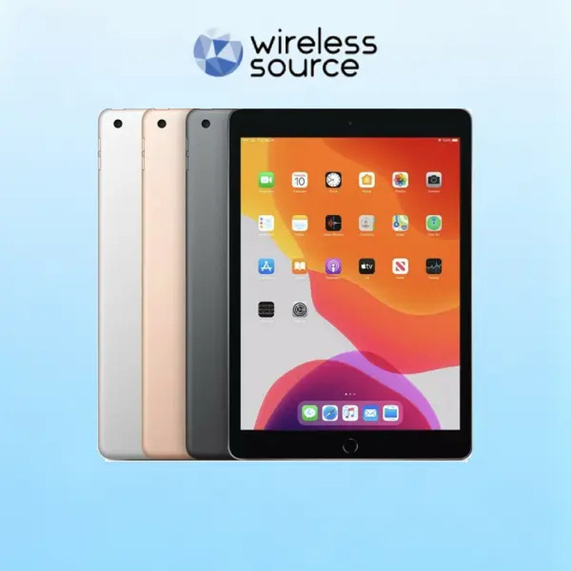 Refurbished Ipad 8Th Gen (Cellular + Wifi / Wifi Only) - Excellent Condition with Case, Wireless Earbuds,Tempered Glass Screen Protector & 1 Year Warranty