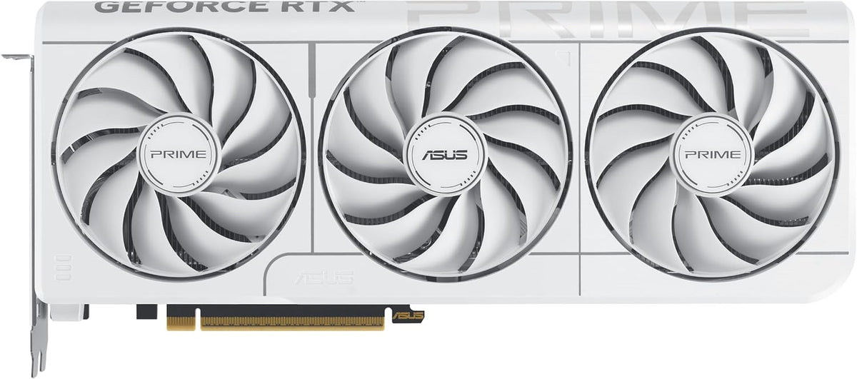 ASUS Prime Geforce RTX 5070 12GB GDDR7 White OC Edition Gaming Graphics Card
