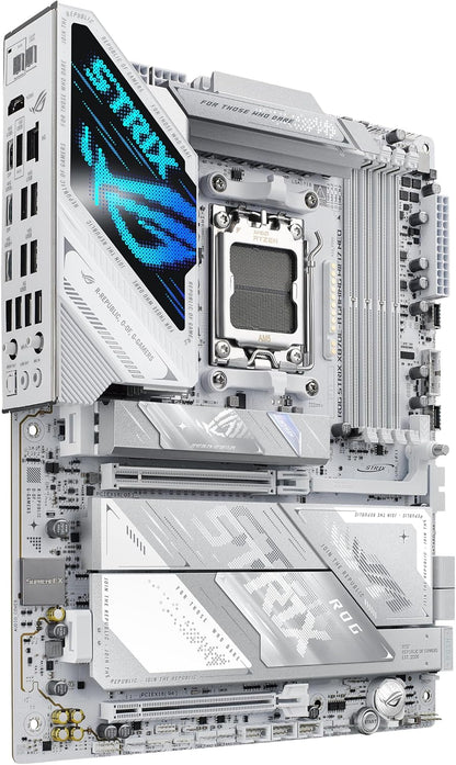 ASUS ROG Strix X870E-A Gaming WIFI7 NEO AM5 ATX Motherboard, DDR5, DIMM Fit, Wifi 7, 5Gb LAN, Pcie 5.0, 4X M.2, 2X USB4, EZ PC DIY, AIO Q-Connector