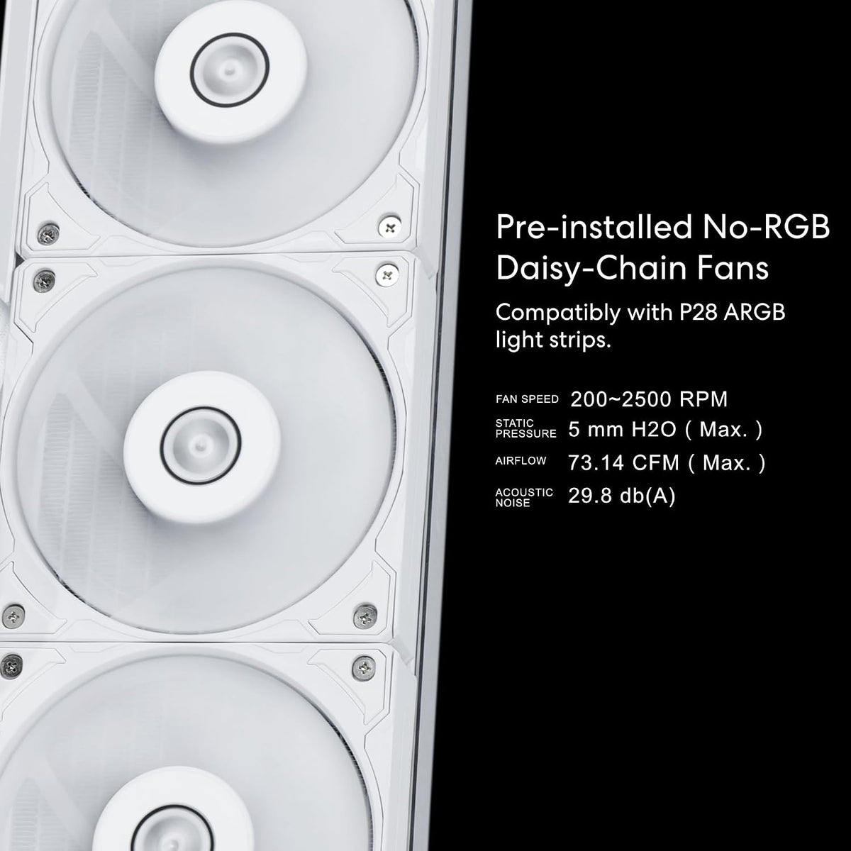 Hydroshift 360 AIO Lcd-White-Hslcd36Sw