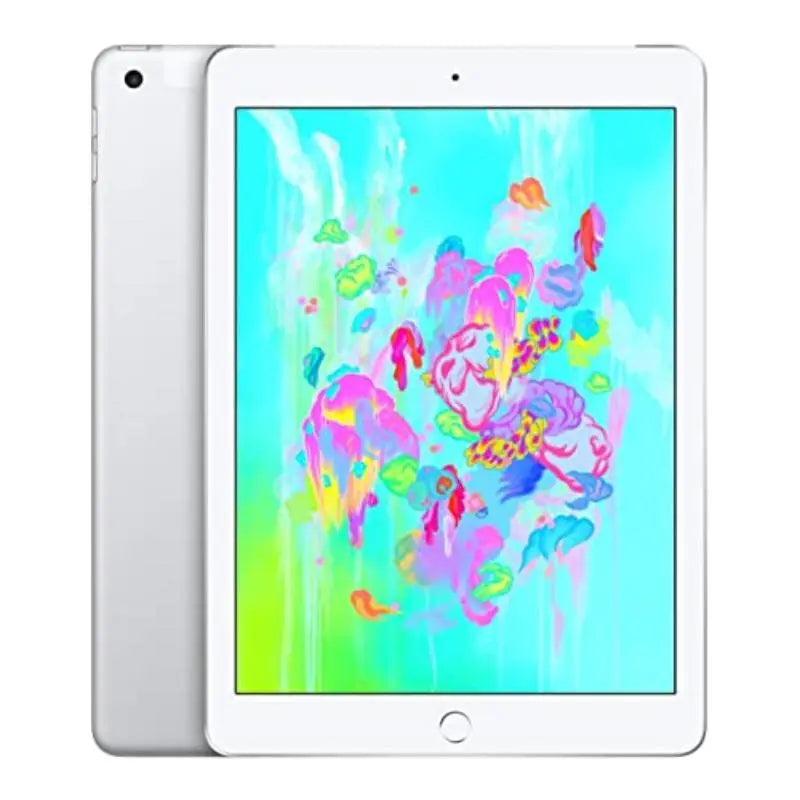 Refurbished Apple Ipad 6Th Gen (Wifi + Cellular Unlocked) - Excellent Condition with Tempered Glass Screen Protector & 1 Year Warranty