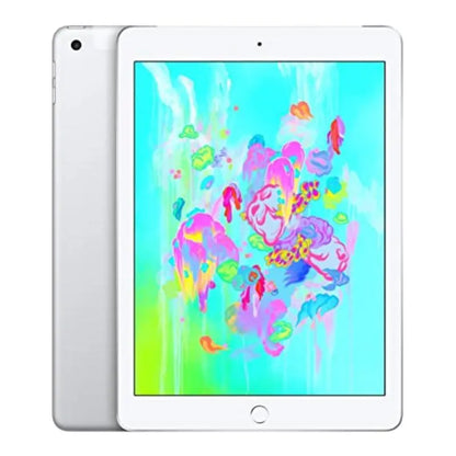 Refurbished Apple Ipad 6Th Gen (Wifi + Cellular Unlocked) - Excellent Condition with Tempered Glass Screen Protector & 1 Year Warranty