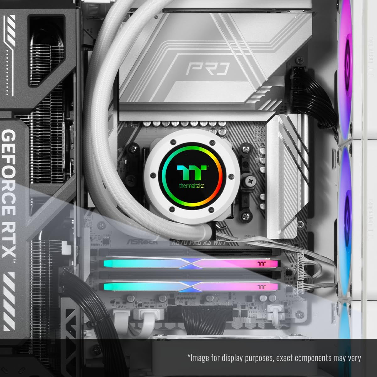 Thermaltake LCGS Reactor 9590S Gaming Desktop (AMD Ryzen™ 9 9950X3D, Toughram 32GB DDR5 6000Mt/S RGB Memory, NVIDIA® Geforce RTX™ 5090, 2TB Nvme M.2, Wifi, Windows 11) T6WT-X87S-590-LCS
