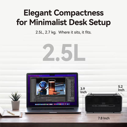 Graphics NVIDIA Geforce RTX 4060 Ti 16GB GDDR6 160W Egpu Graphics Card Expansion Dock with Thunderbolt 4/HDMI 2.1A/Mic
