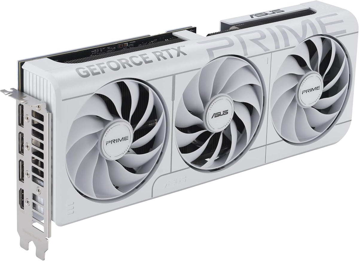 ASUS Prime Geforce RTX 5070 12GB GDDR7 White OC Edition Gaming Graphics Card