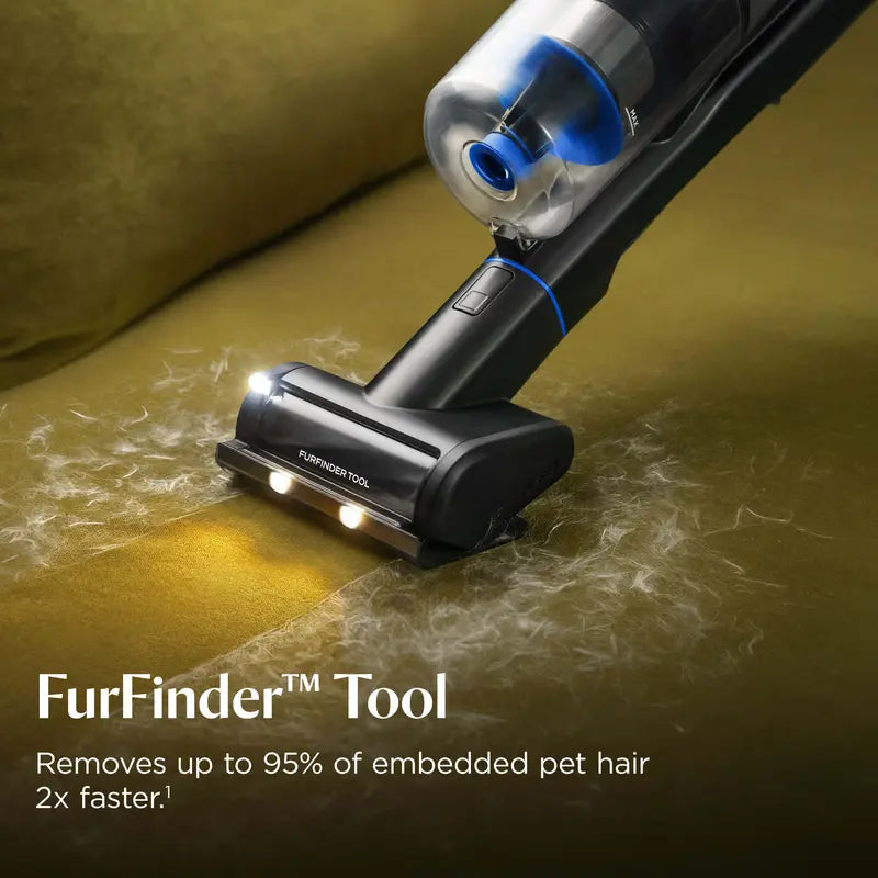 BISSELL® Powerclean® Furfinder™ Cordless Stick Vacuum with 200W Suction, Self-Standing Design, Removable Battery and Bright Headlights