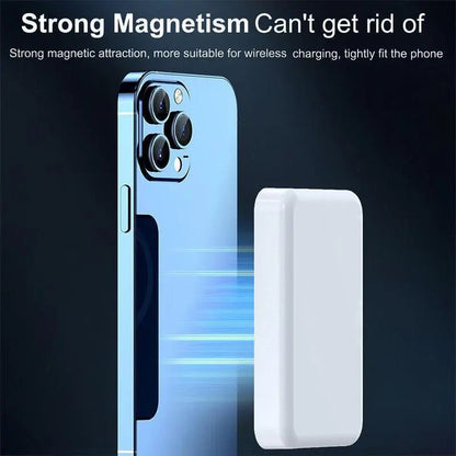 XMWUS 5000Mah Magnetic Portable Powerbank - Magsafe Case Compatible Compact Travel Charger, Wireless Charging for Iphone 12-18 Series, Cool Gift for Him (Teen Boy, Men, Adults), Gifts for Him,Techvibes